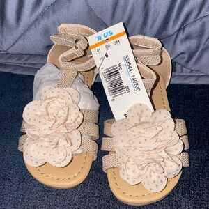 Koala Kids Brand New with tags little girl Sandals Size 6